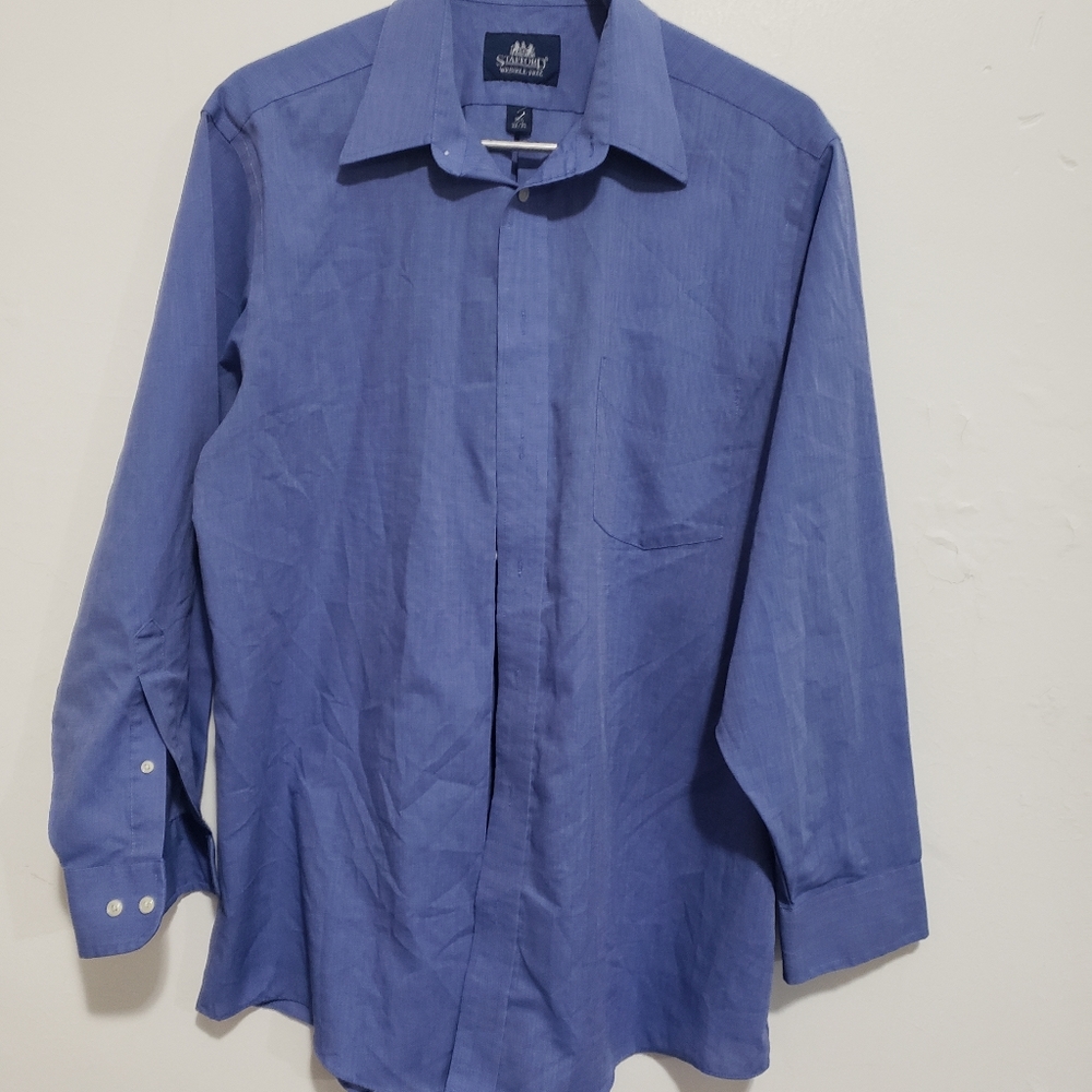 blue dress shirt